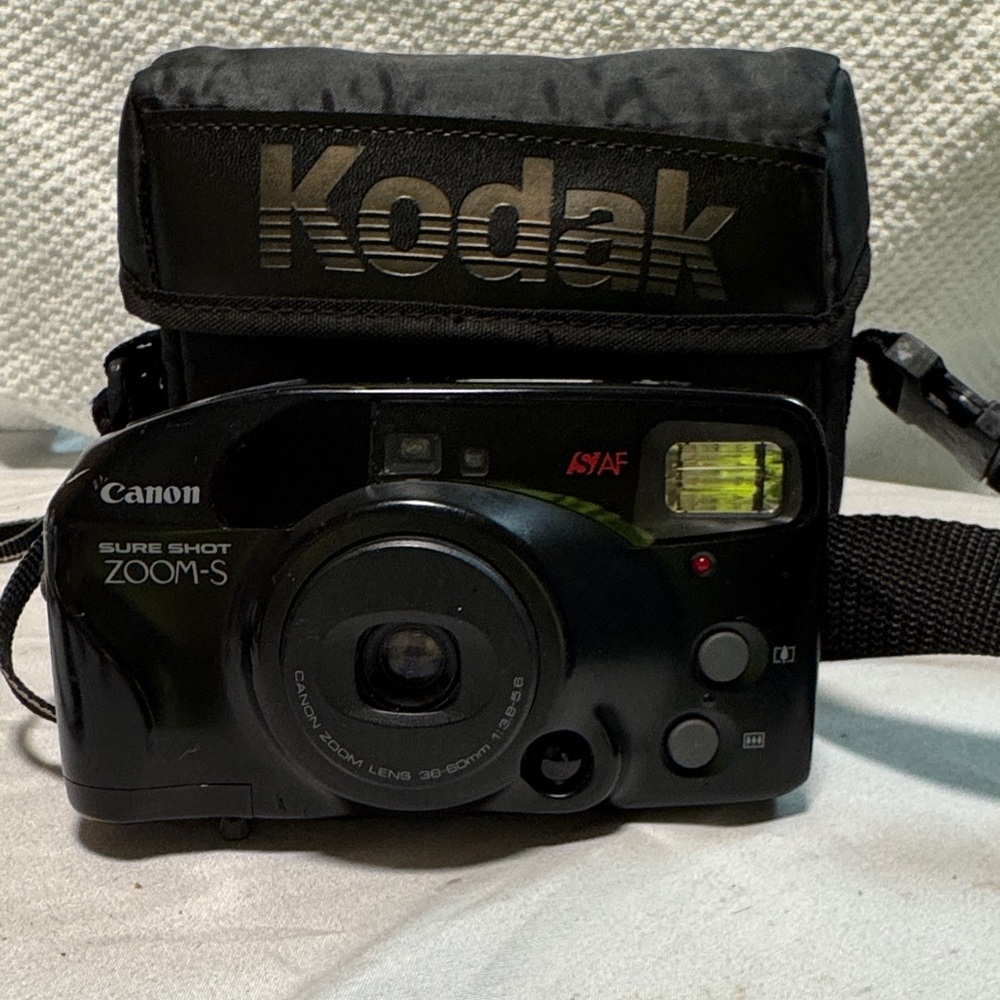 Canon Sure Shot Zoom S Black Digital Camera SS1 untested